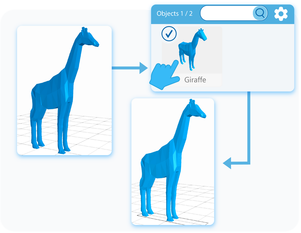 Selecting the object on which we will use the Inflate tool